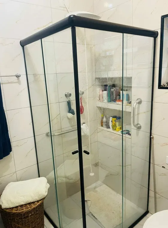Box de vidro instalado pela Company Box de Vidro em São Paulo — projeto 28