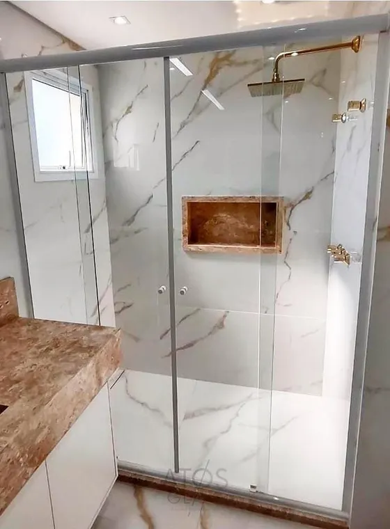 Box de vidro instalado pela Company Box de Vidro em São Paulo — projeto 57