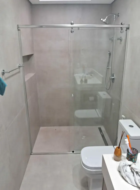 Box de vidro instalado pela Company Box de Vidro em São Paulo — projeto 4